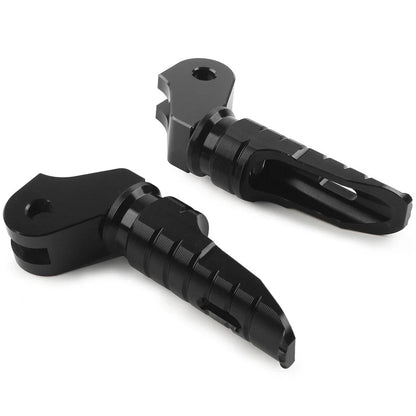 CNC Aluminum Front Foot Pegs for T100 T120 (2016-2022) - Black Pair