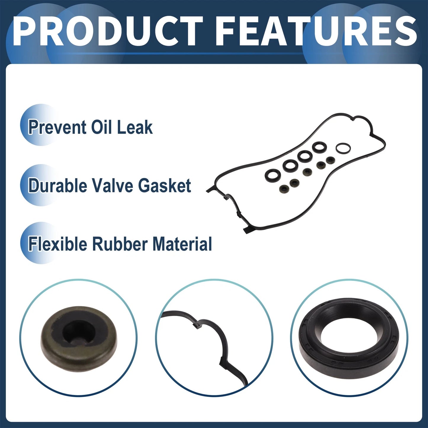 Valve Cover Gasket Set for Honda Odyssey (1997–1999) 12341P0A000