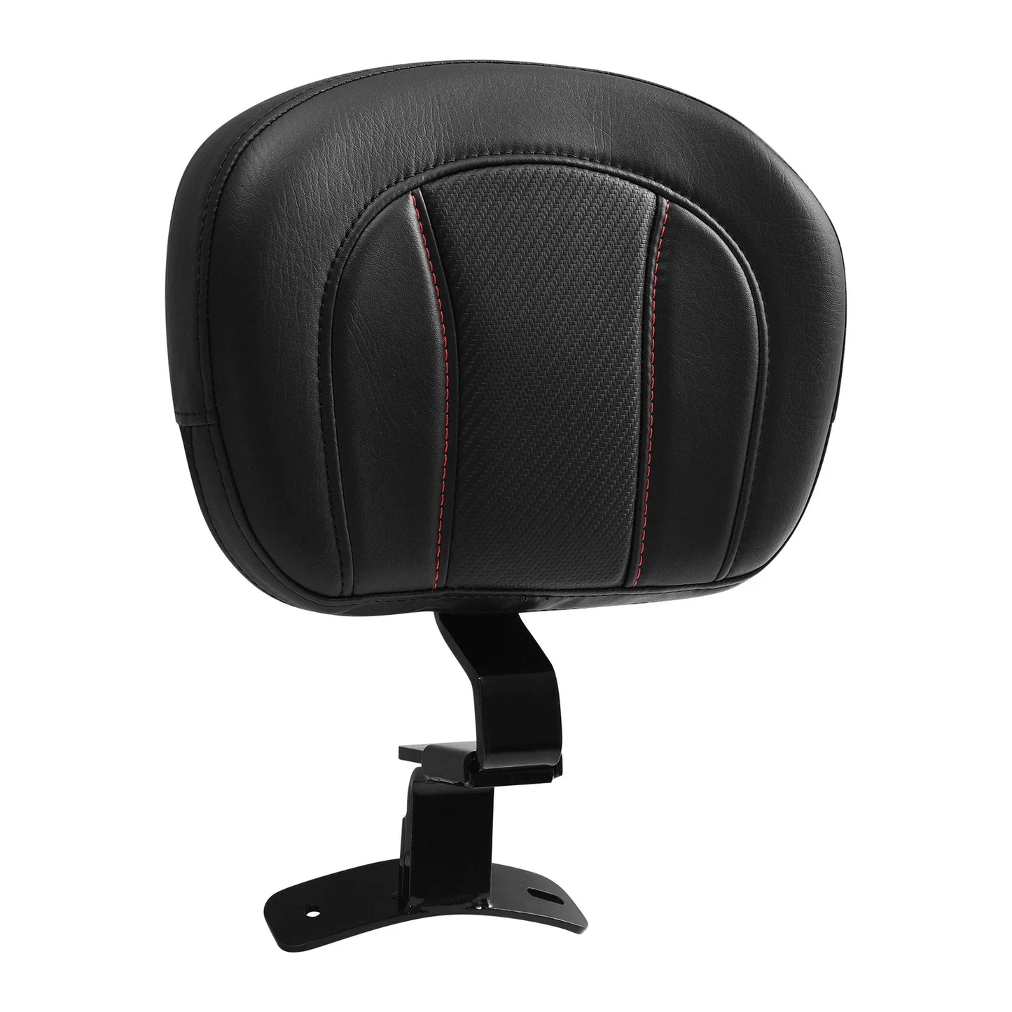 Black Front Rider Backrest for Harley Touring Road King Glide (2009-2023)