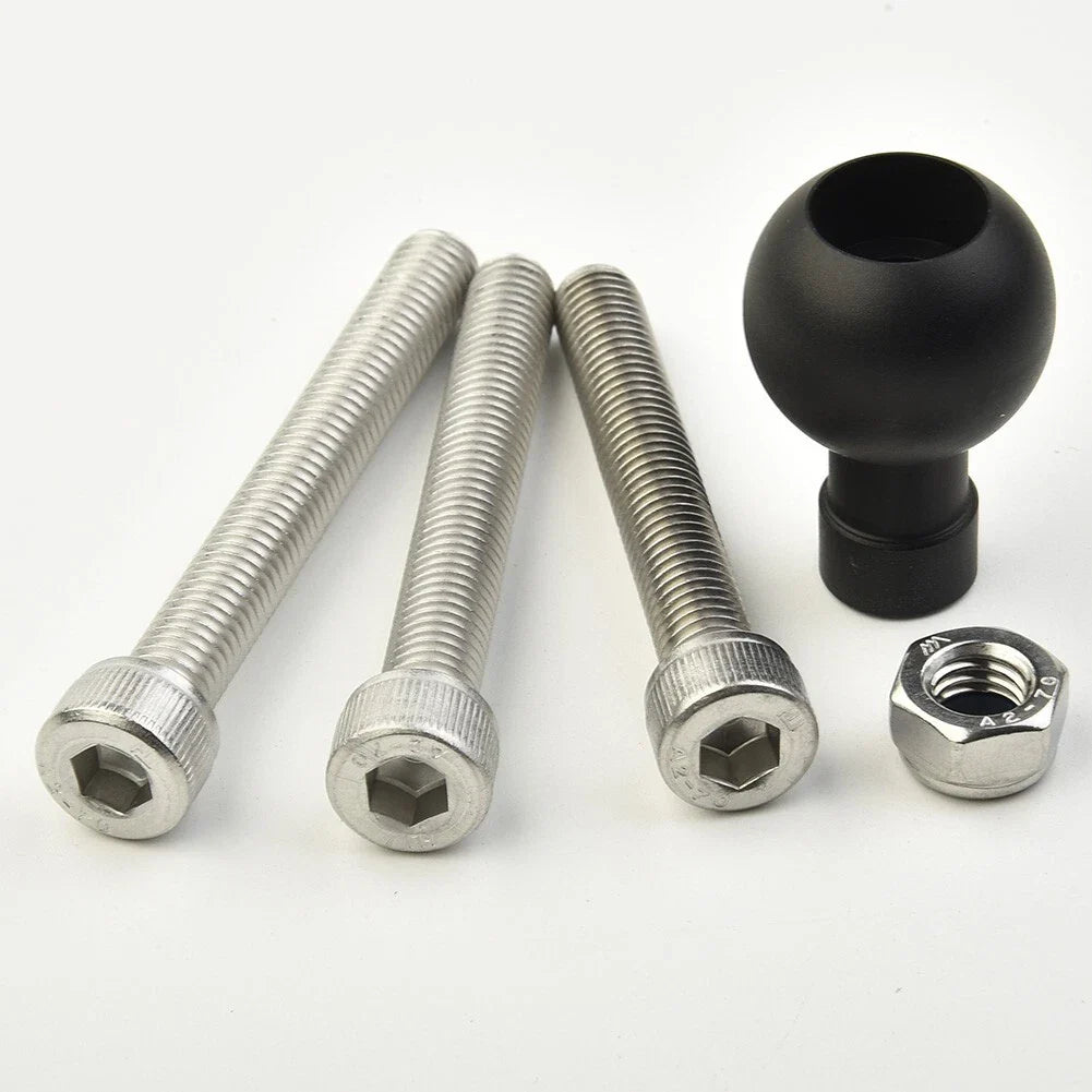 Motorcycle Handlebar Clamp Base 1in Ball M8 Screw for RAM Mounts