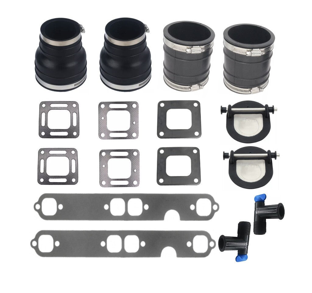 3" Wet Joint Exhaust Manifold Bellow Kit for MerCruiser V8 (200-320)