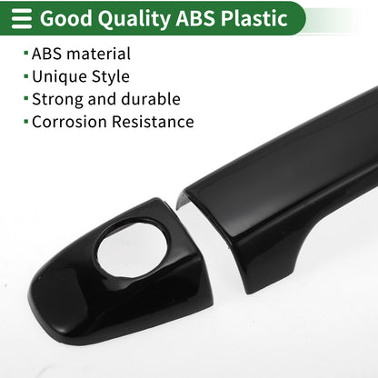 Car Door Handle Cover Trim for Toyota Prius (2010–2015) Black