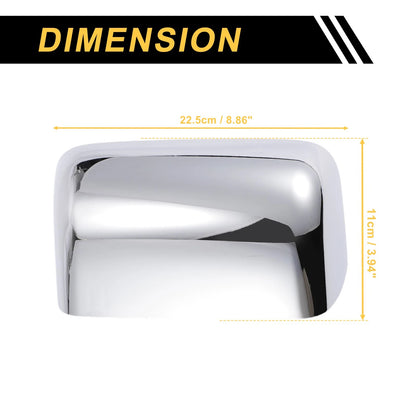Set of 2 Rearview Mirror Cover Caps Chrome for Ford Excursion F150 F250 F350