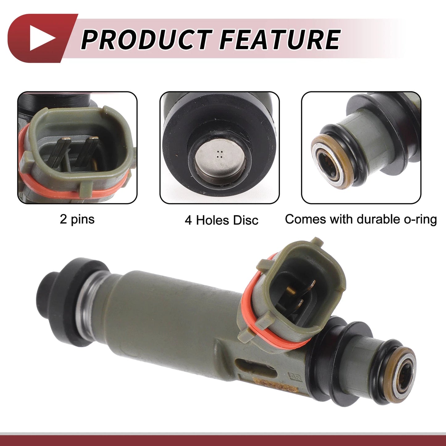 Fuel Injector No. 195500-3110 for Mazda Protege 1.6L (1999–2003)