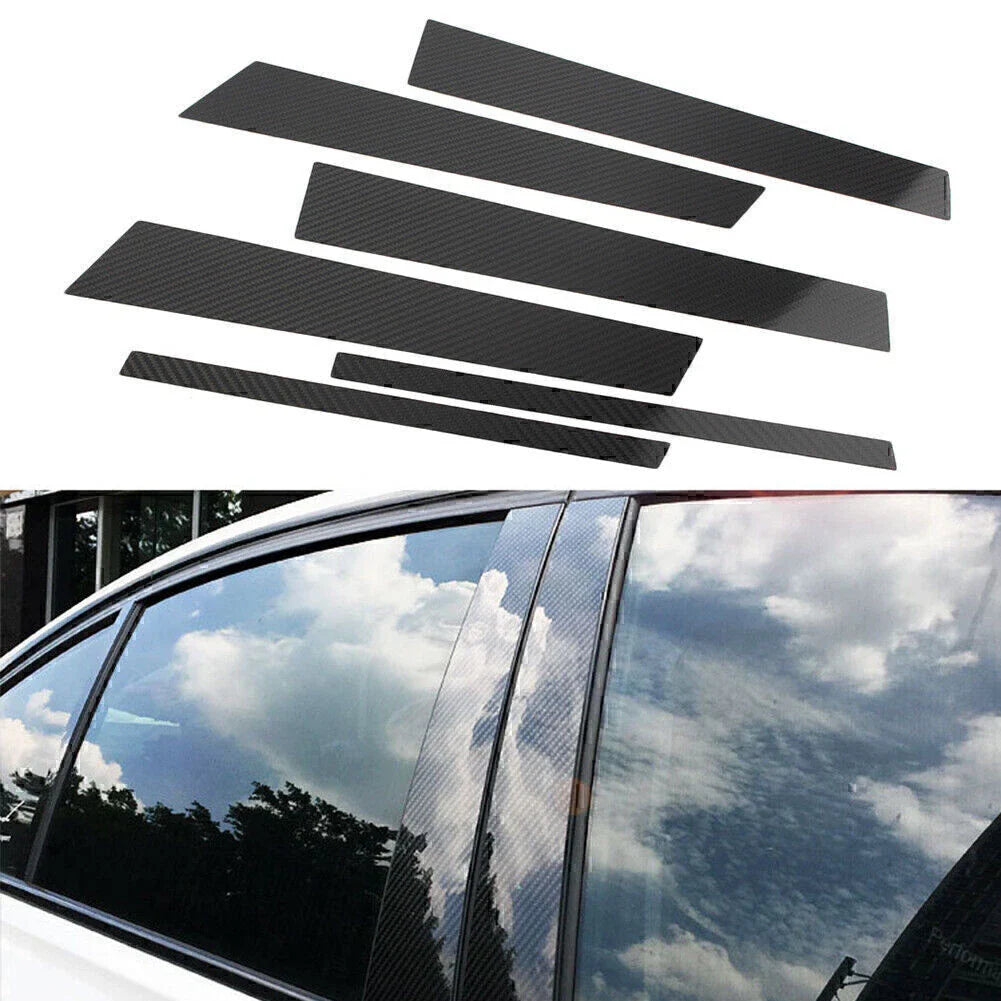 Carbon Fiber B Pillar Trim Cover for BMW 1 Series F20 (2012-2016)