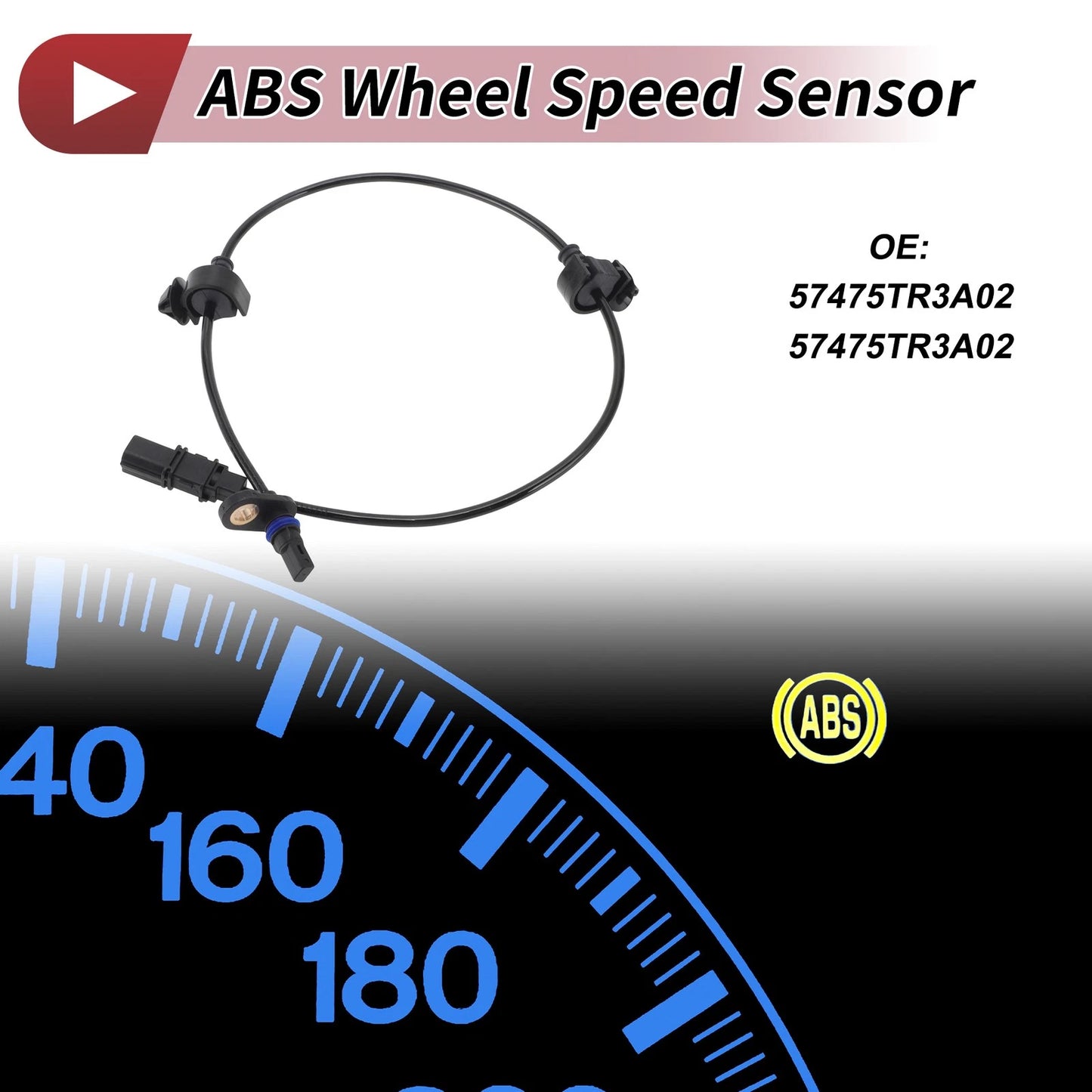 ABS Wheel Speed Sensor No. 57475TR3A02 for Honda Civic Coupe (2006–2011)