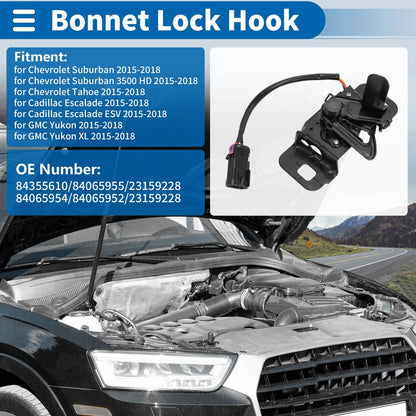 Hood Latch Assembly for Chevrolet Suburban (2015–2018) No. 84355610/84065955