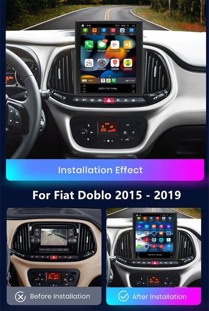 9.7'' Stereo Radio Navi GPS Head Unit for Fiat Doblo (2015-2019)