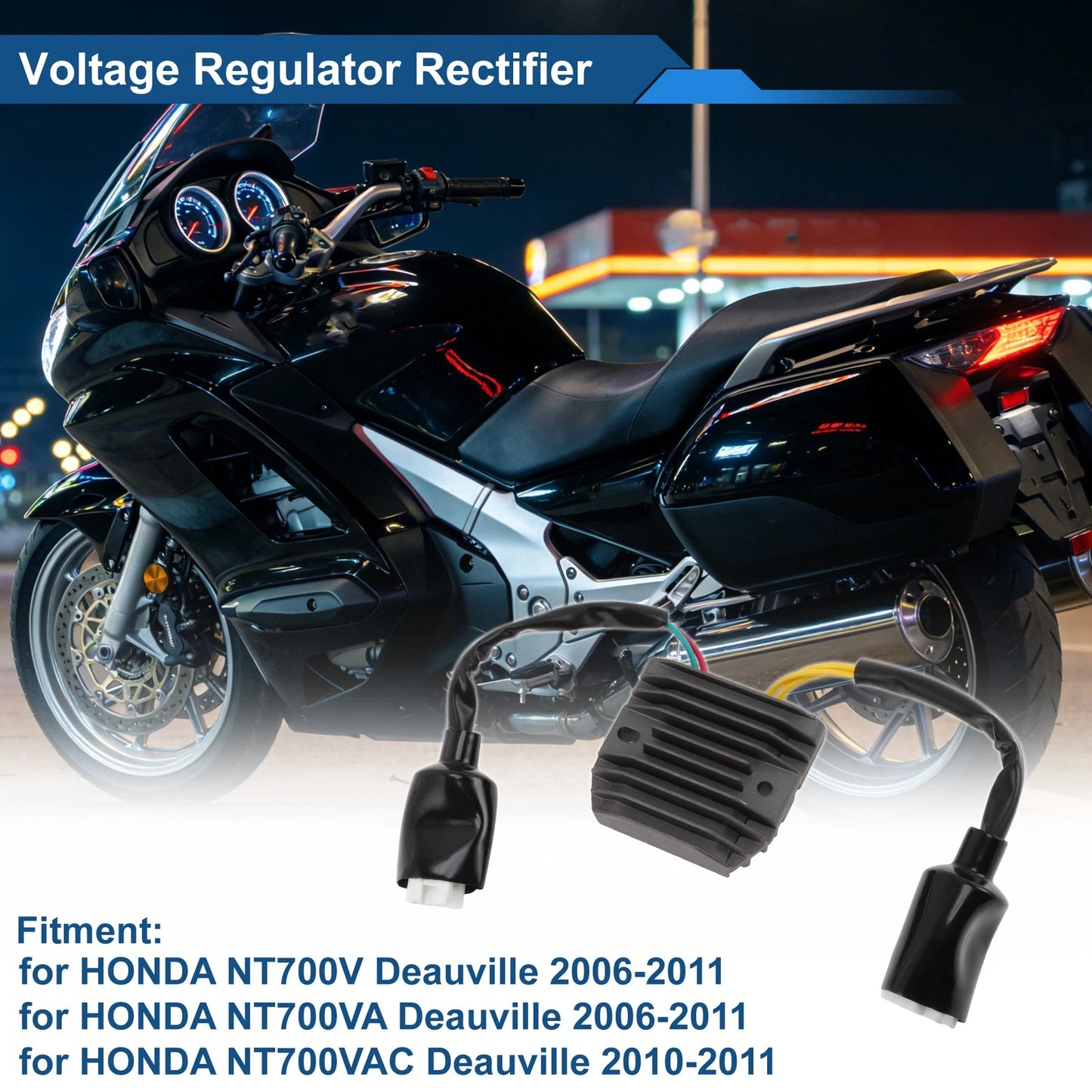 Voltage Regulator Rectifier 31600MEW921 for Honda NT700V Deauville (2006–2011)