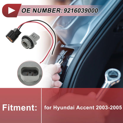 Set of 1 Turn Signal Light Socket Wiring for Hyundai Accent (2003–2005) No. 9216039000