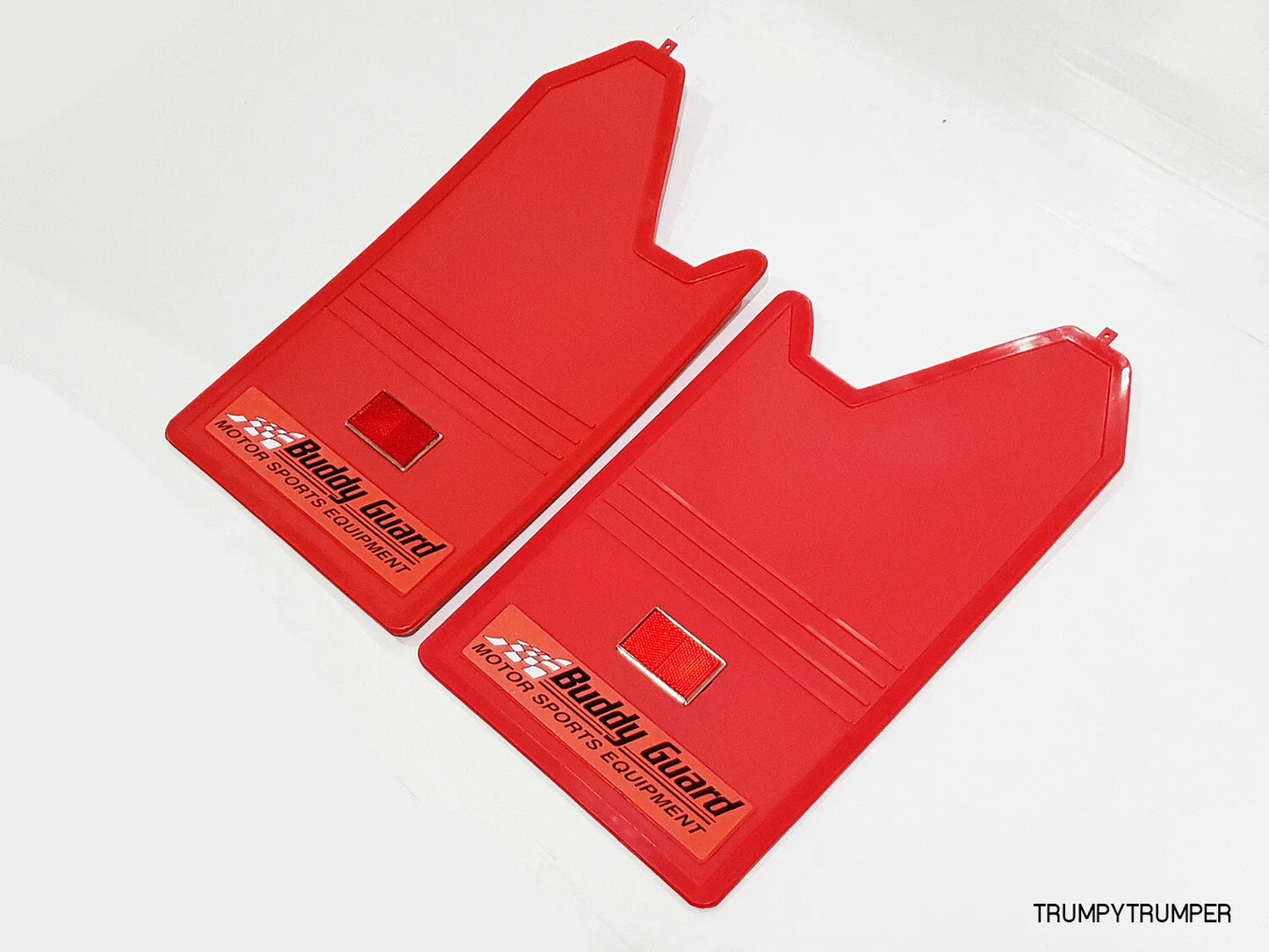 Amber Reflector Mud Flaps Splash Guards for Universal Car Truck