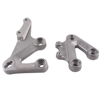 CNC Driver Front Footpeg Rest Pedal Brackets for Suzuki GSXR1000 (2003-2004)