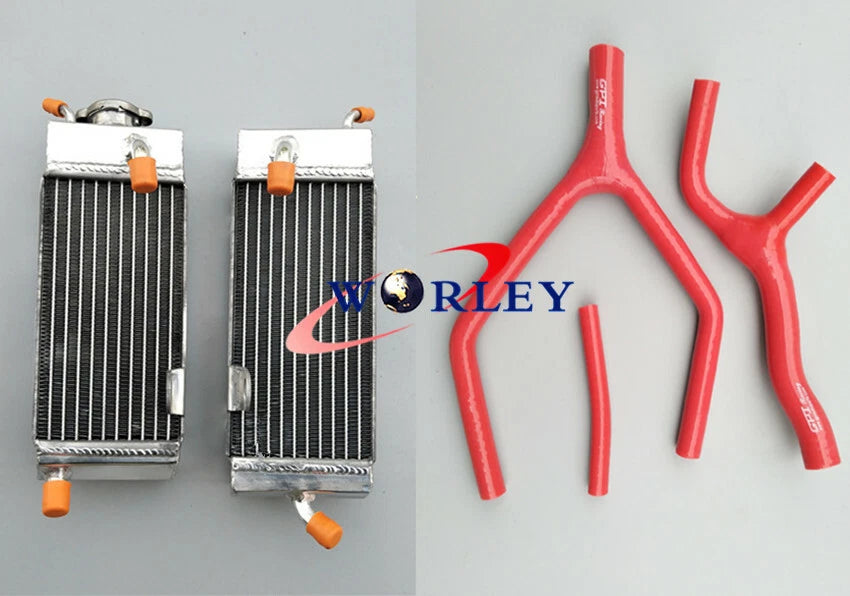 Aluminum Radiator and Hose for Yamaha YZ125 (1989–1992)