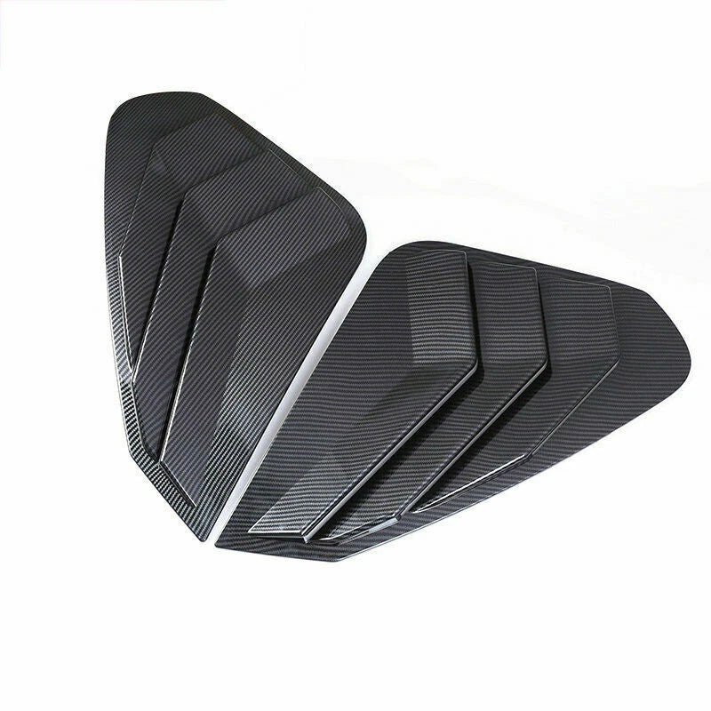 Carbon Fiber Look Side Vent Scoop Louver Trim For Toyota RAV4 (2019–2023)