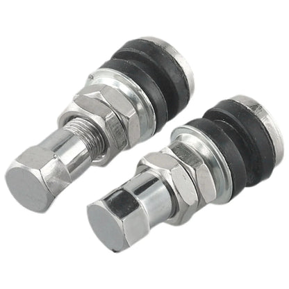 2 x Tire Valve Short Stems for Cars & Motorcycles