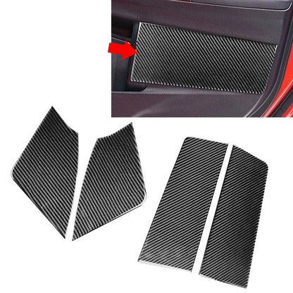 Carbon Fiber Door Panel Cover Trim for Subaru WRX STI (2015–2021)
