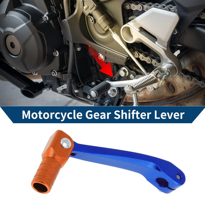 Folding Motorcycle Gear Shifter Lever for Honda CRF150F (2003-2017) Blue/Orange