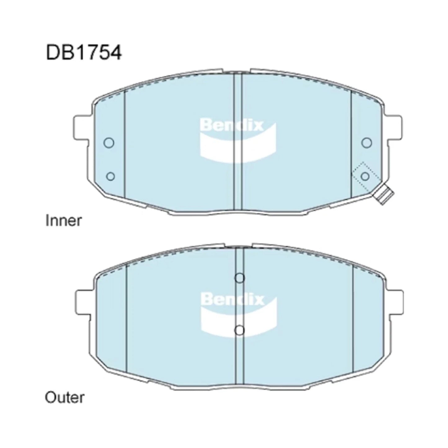 HD Front Disc Brake Pads for Kia Cerato (2004-2013)