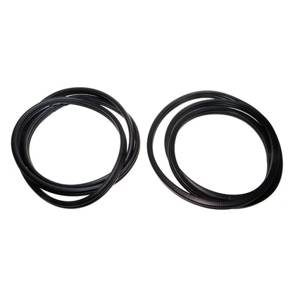 Set of 2 Front Door Weatherstrips for Hyundai Excel X2 (1990–1994)