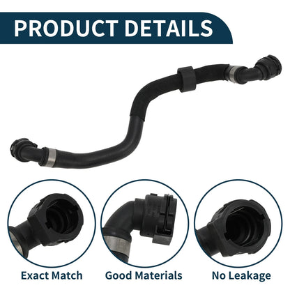 Radiator Hose Heater Hose for BMW X5 (2010) No. 17127576376 Black