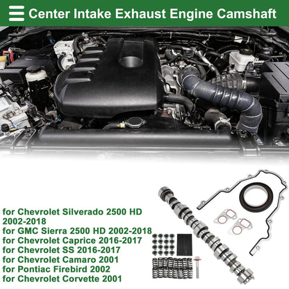 Center Intake Exhaust Camshaft for Chevrolet Silverado 2500 HD (2002–2018)