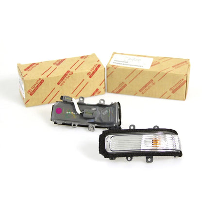 Side Mirror Cover with Turn Signal Light for Toyota Hilux Vigo (2011–2015)