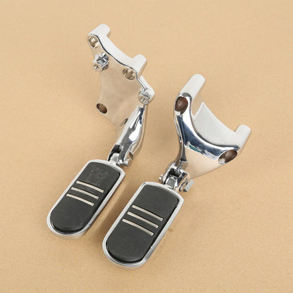 Chrome Passenger Foot Pegs Mount for Harley Sportster XL 883 1200 (2014-2022)