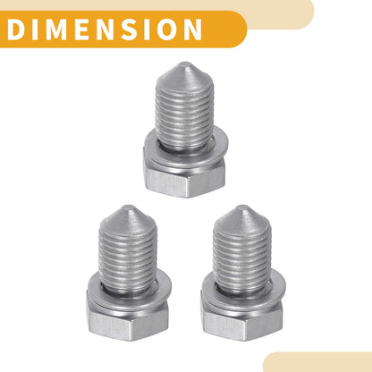 3X Oil Drain Plug Thread Repair No.N90813202 for Audi A3 (2006–2016)