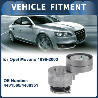 Belt Tensioner for Opel Movano (1998–2003) No. 4401566/4408351 Metal