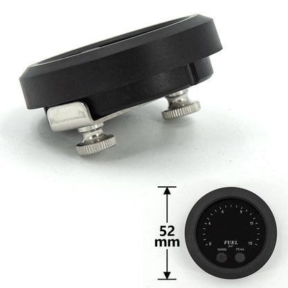 12V 52mm Ultra-thin Electronic Fuel Pressure Meter w/ Sensor for Car