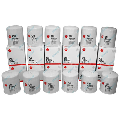 12 x Oil Filters for Toyota Land Cruiser 1HZ 1HDT 4.2L (1990-2007)
