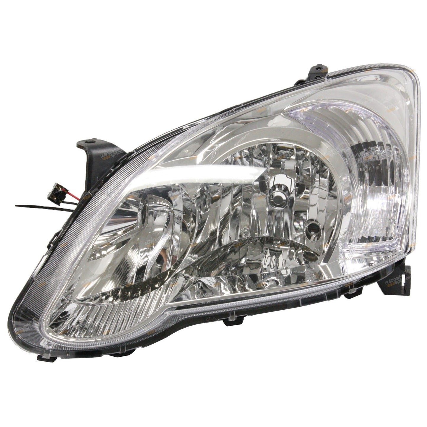 Set of 2 Chrome Headlights for Toyota Corolla (2004–2007)