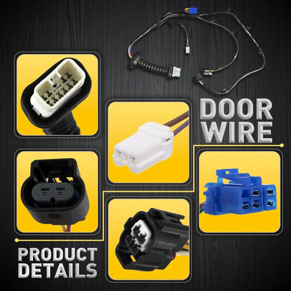 Rear Door Wiring Harness for Dodge Ram 1500 2500 3500 4500 5500 (2002-2023)