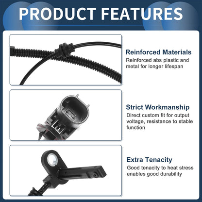 ABS Wheel Speed Sensor No. 68141887AB for Jeep Cherokee (2014–2015) Front