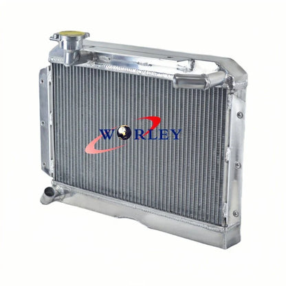 5ROW Aluminum Radiator & Fans for Rover MG MGA 1500/1600/1622 (1955-1962)
