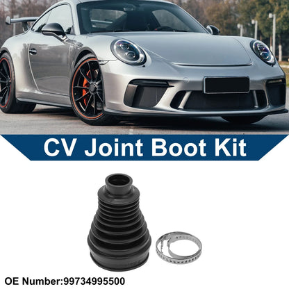 Inner CV Joint Boot Kit with Clamps for Porsche 911 (2011-2016)