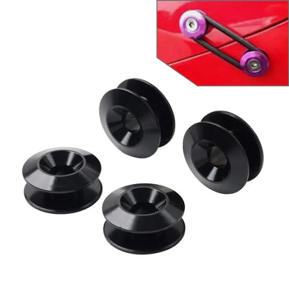 4PCS Black Quick Release Bumper Holder Clips for Trunk Hatch Lid