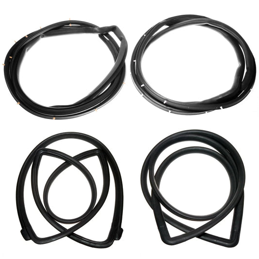 Set of 4 Weatherstrips for Toyota Hilux Pickup (1988–1997)