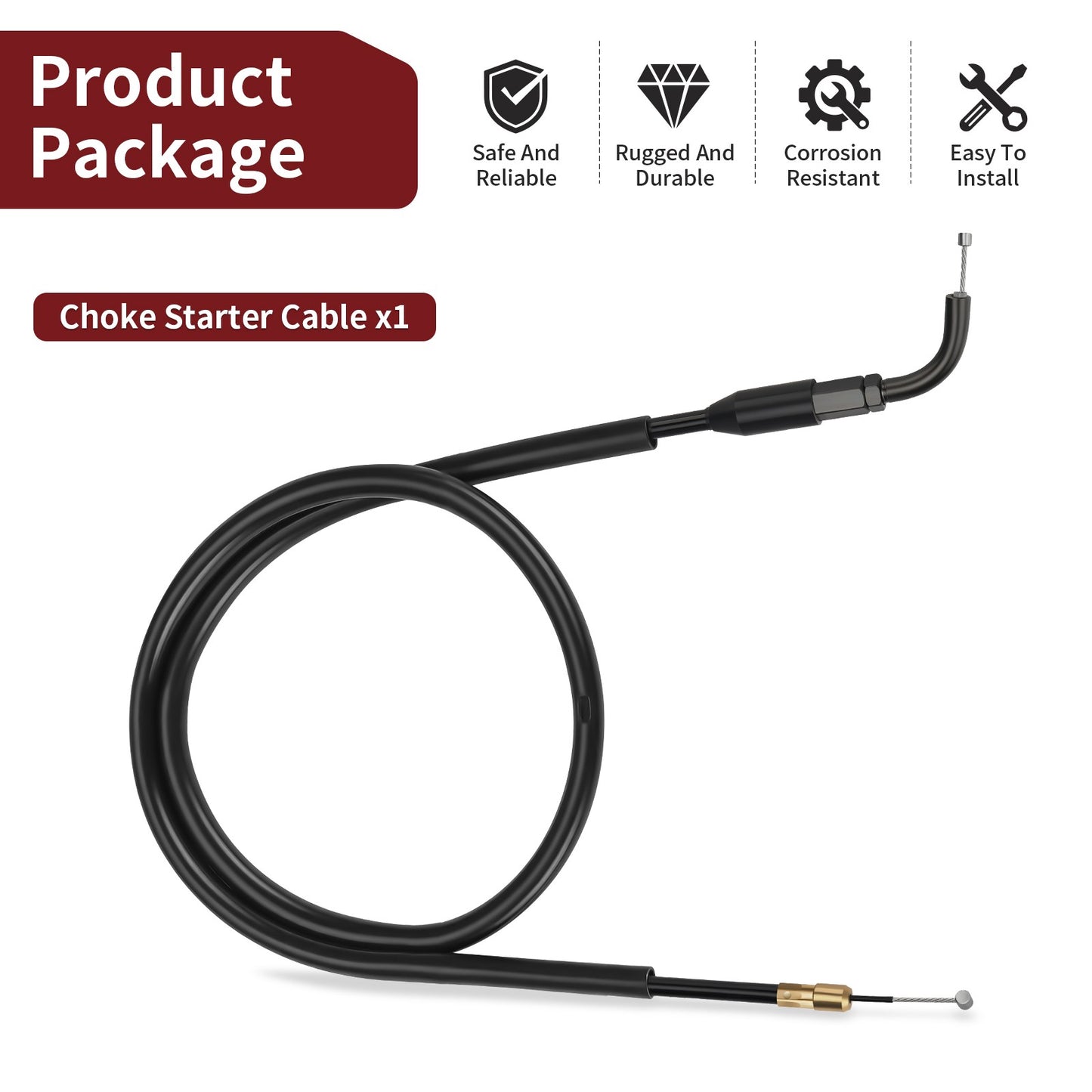 Choke Starter Cable for Yamaha Raptor YFM 660R (2001–2005)