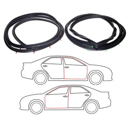 Front Door Weatherstrip Pair for Toyota Crown S60 MS60 MS64 MS65 (1967–1971)