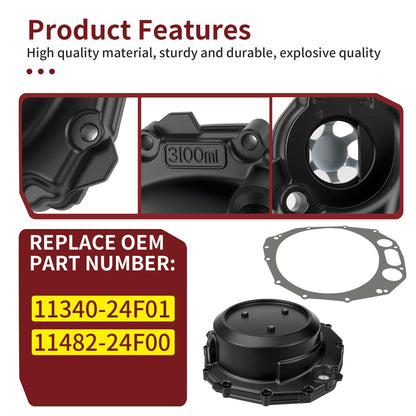Clutch Cover with Gasket for Suzuki Hayabusa GSX1300 (1999–2020)