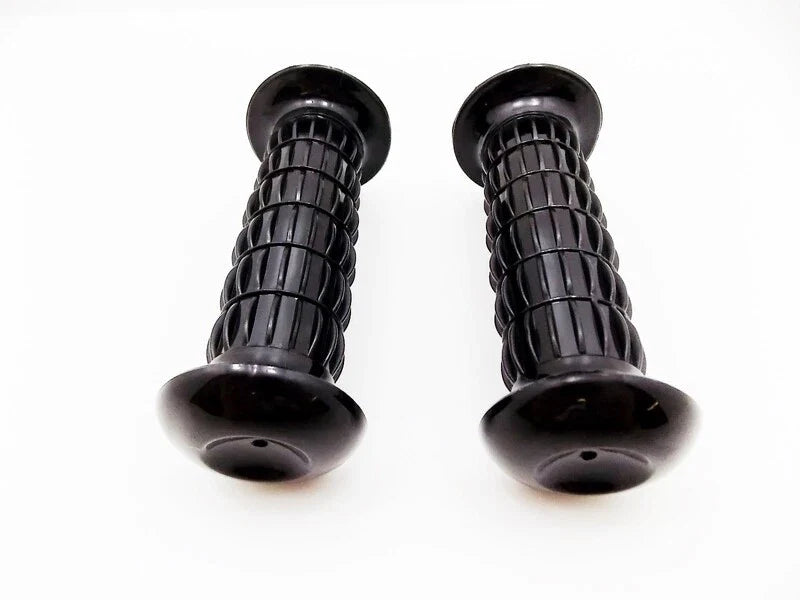 Black Hand Grip Set for Kawasaki KZ1100 (1981-1982) - Left & Right Pair