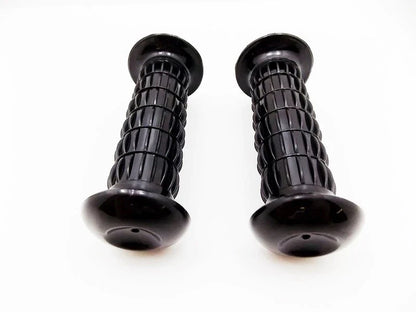 Black Hand Grip Set for Kawasaki KZ1100 (1981-1982) - Left & Right Pair