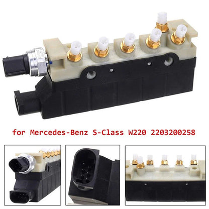 Air Suspension Compressor Valve Block for Benz S-Class W220 (2000-2006)