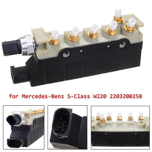 Air Suspension Compressor Valve Block for Benz S-Class W220 (2000-2006)