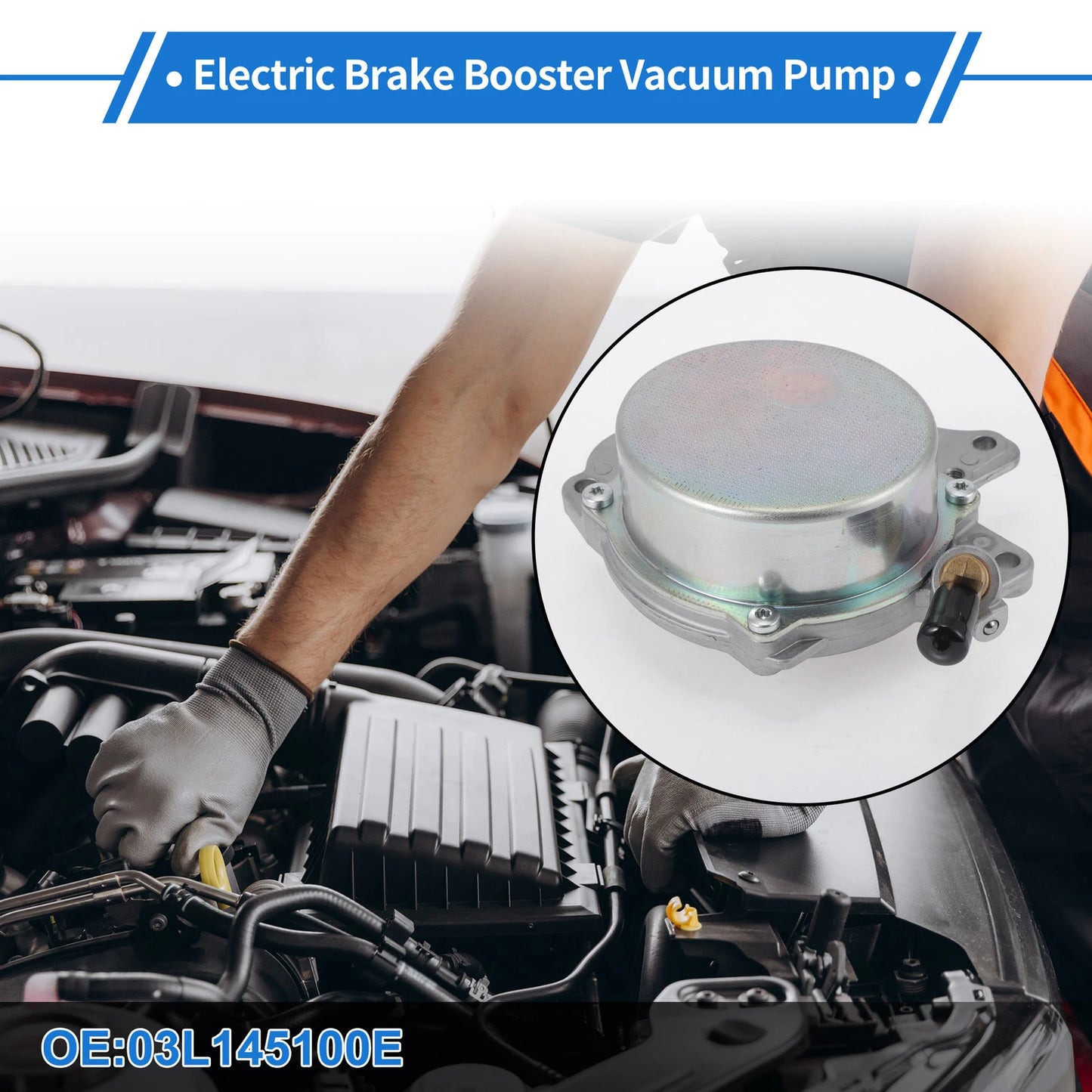 Brake Vacuum Pump No.03L145100E for Volkswagen Amarok (2010–2022)