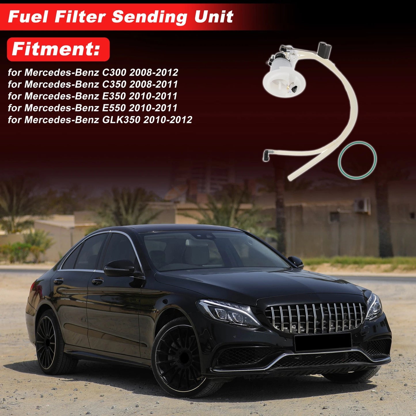 Fuel Filter Assembly for Mercedes-Benz C300 (2008–2012) No. 2044701494/2044704494