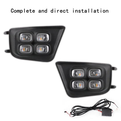 LED Daytime Running Fog Lights w/ Turn Signal for Toyota Tacoma (2012-2015)