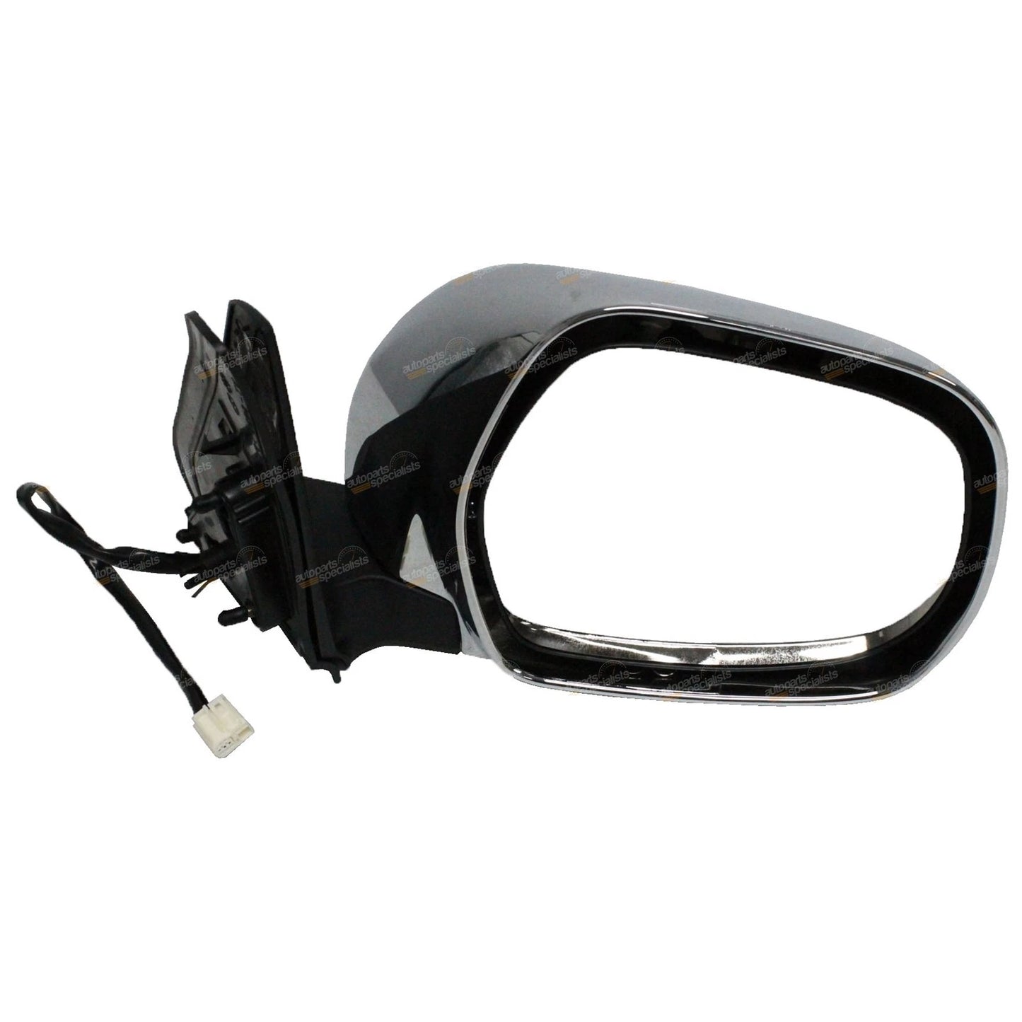 Set of 2 Chrome Electric Mirrors for Toyota Landcruiser Prado (2002–2009)