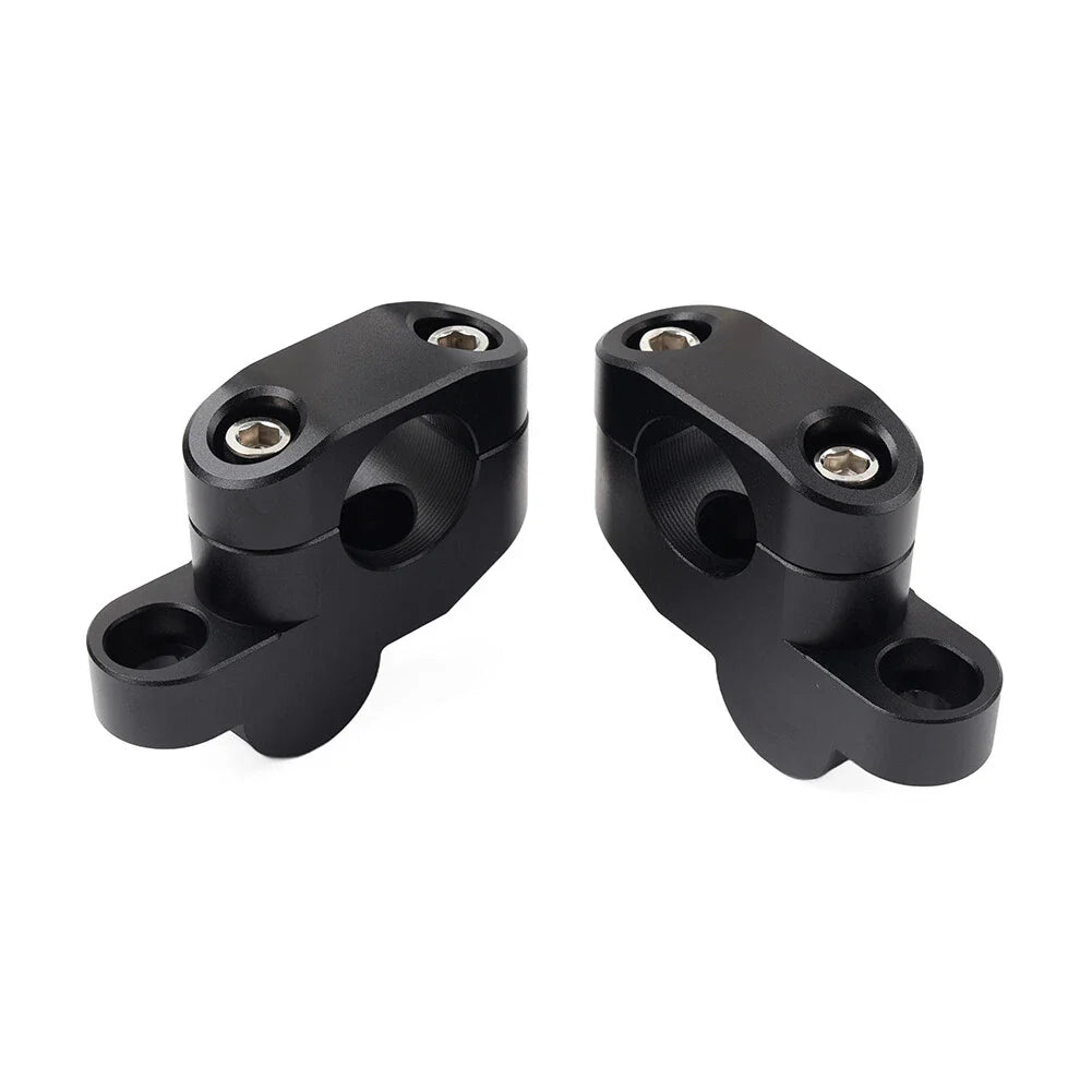 25mm Offset Handlebar Clamp Mount for Honda, Suzuki, Yamaha, Kawasaki